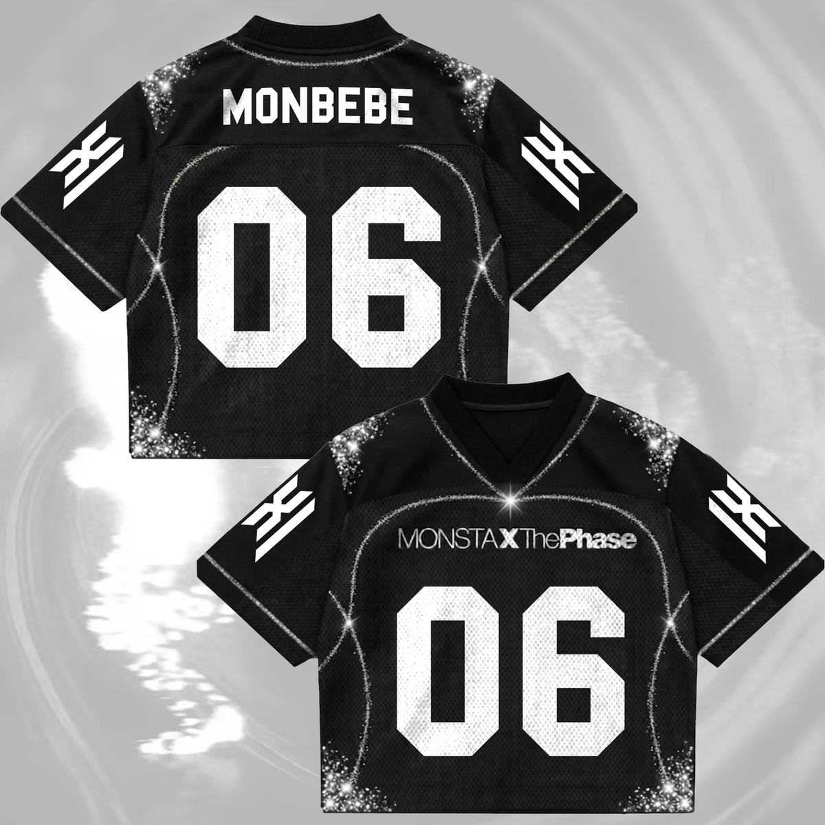 Queen Monsta X The Phase Mixed Mesh Jersey Nexus Outfit Geschenk für Fans