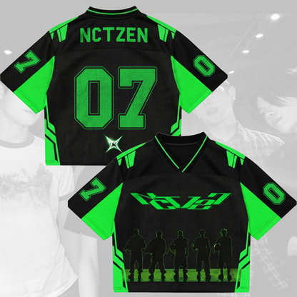 NCT 127 Blingy Domain Neo City Mixed Mesh Trikot Geschenk für Nctzens