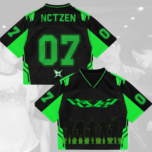 NCT 127 Blingy Domain Neo City Mixed Mesh Trikot Geschenk für Nctzens