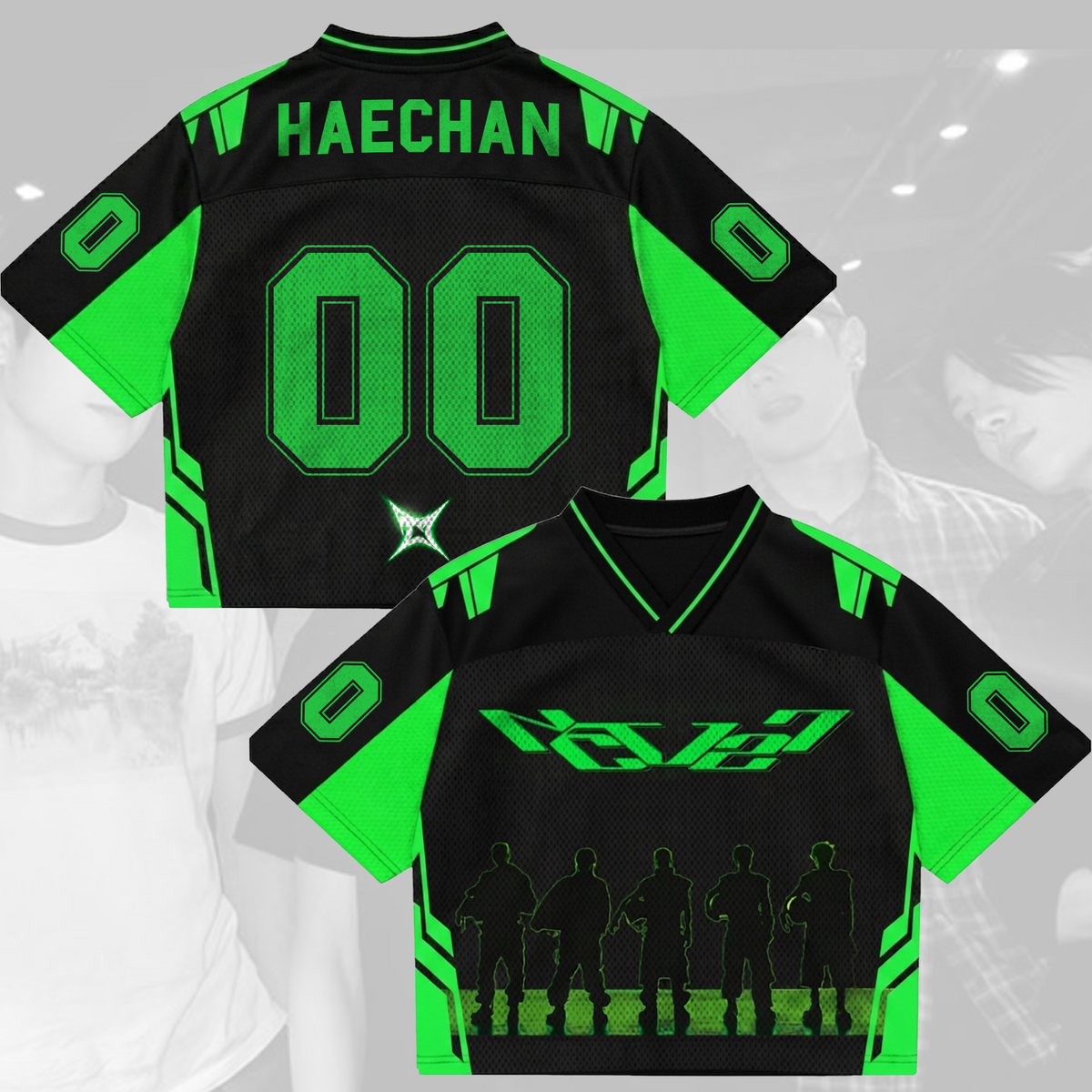 NCT 127 Blingy Domain Neo City Mixed Mesh Trikot Geschenk für Nctzens