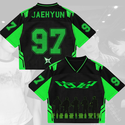 NCT 127 Blingy Domain Neo City Mixed Mesh Trikot Geschenk für Nctzens