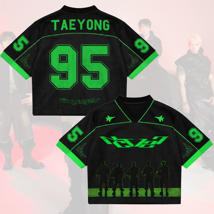 NCT 127 Blingy Pilot Mixed Mesh Trikot Geschenk für Fans