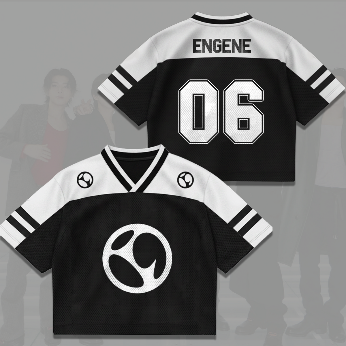 Next Era Enhypen Konzert-Mix-Mesh-Trikot Geschenk für Fans