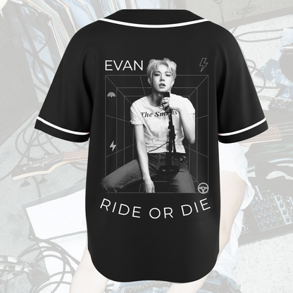Evan Ride Or Die Enhypen Heeseung Baseballtrikot Geschenk für Fans