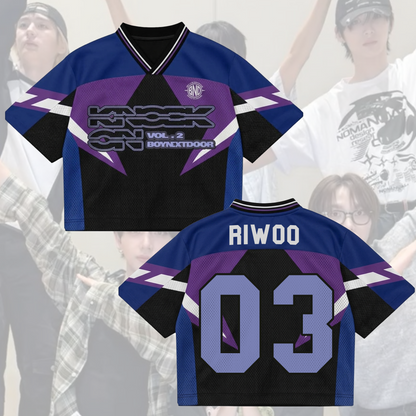 Boynextdoor Knock On Vol. 2 World Tour Album Mix Mesh Jersey Edition