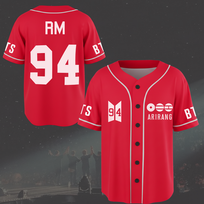 BTS World Tour Arirang Baseball-Trikot