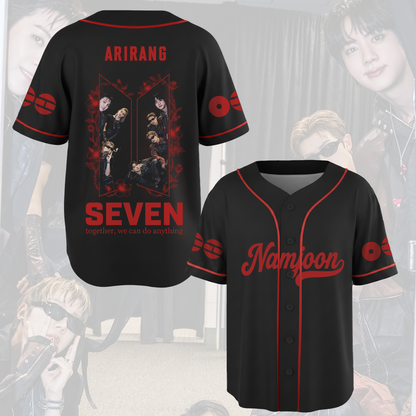 Floral Arirang World Tour BTS Bangtan Lover Baseballtrikot Geschenke für Army