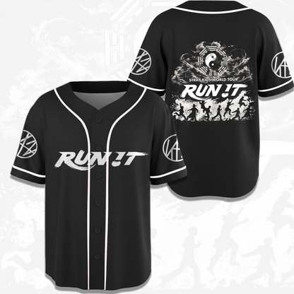 Shadow Stray Kids Run It Welttournee Baseball-Trikot Geschenk für Fans