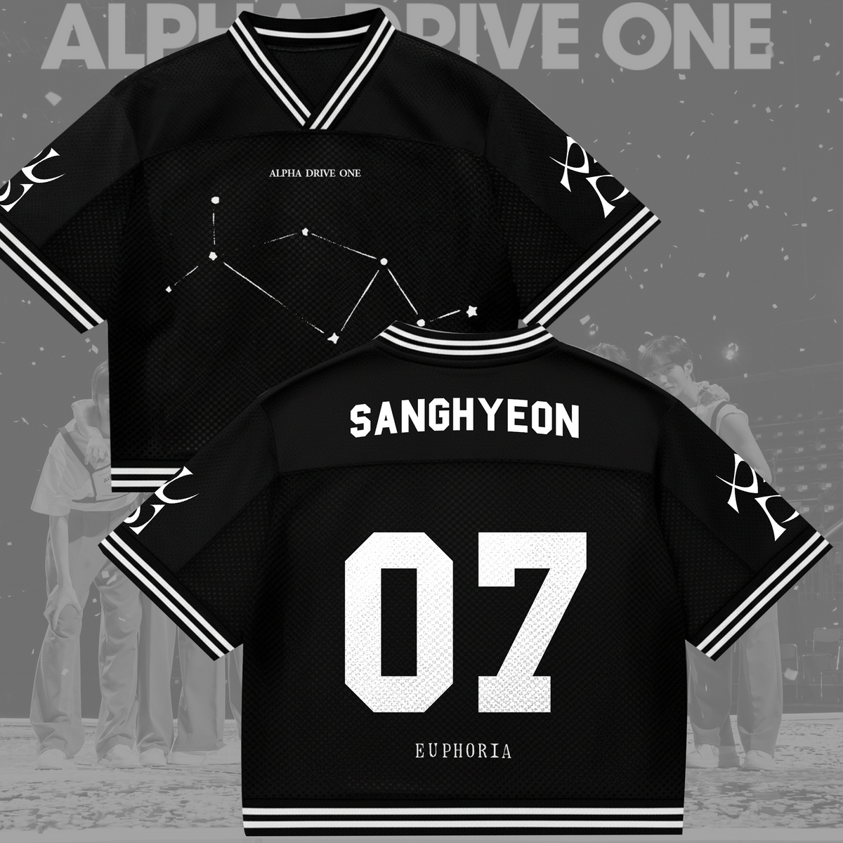 ALPHA DRIVE ONE Euphoria Album ALD1 Mixed-Mesh-Trikot