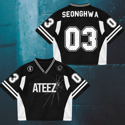 ATEEZ Golden Hour Part 5 Mixed Mesh Jersey Fan Edition (Bad)