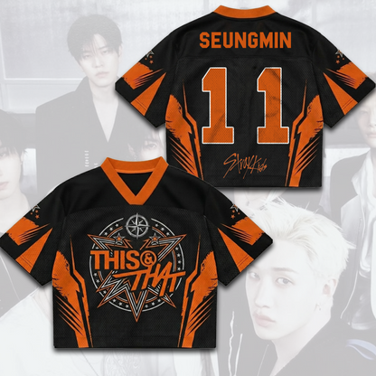Energetisches Stray Kids This That Album Mixed Mesh Jersey Perfektes Fan-Geschenk