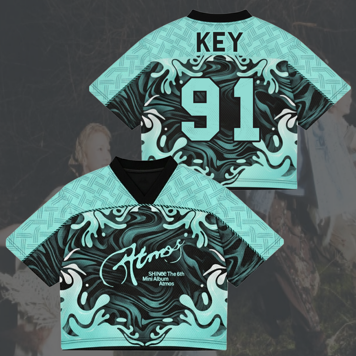 Midnight Thoughts Shinee Atmos Album Konzerttournee Mix Mesh-Trikot