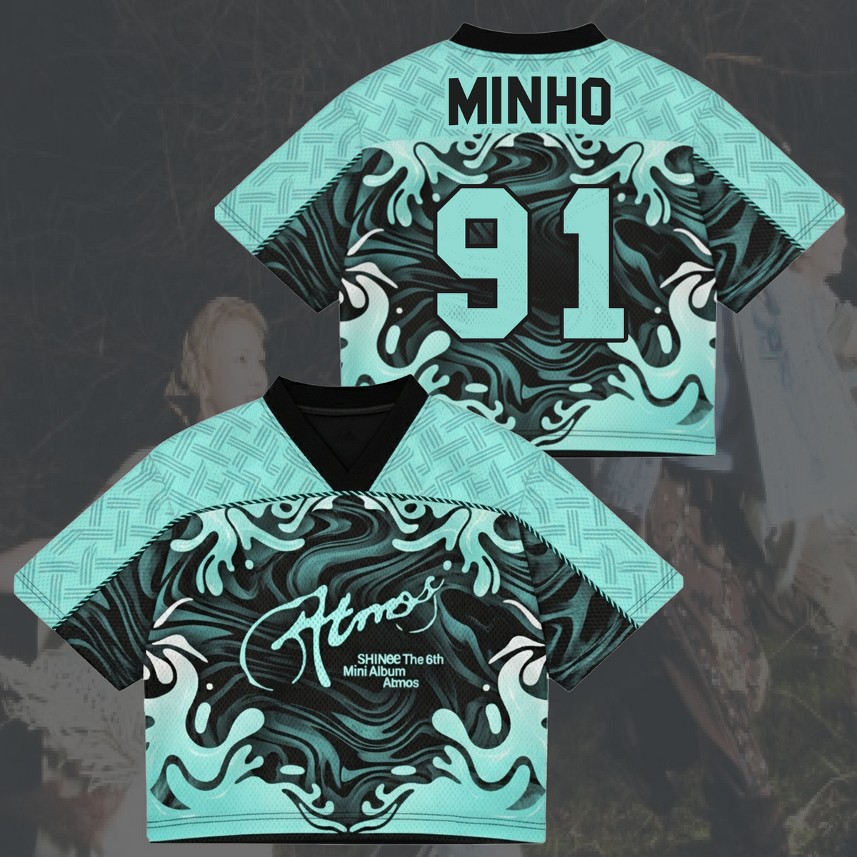 Midnight Thoughts Shinee Atmos Album Konzerttournee Mix Mesh-Trikot