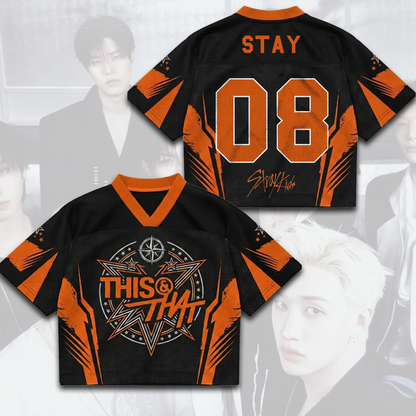 Energetisches Stray Kids This That Album Mixed Mesh Jersey Perfektes Fan-Geschenk