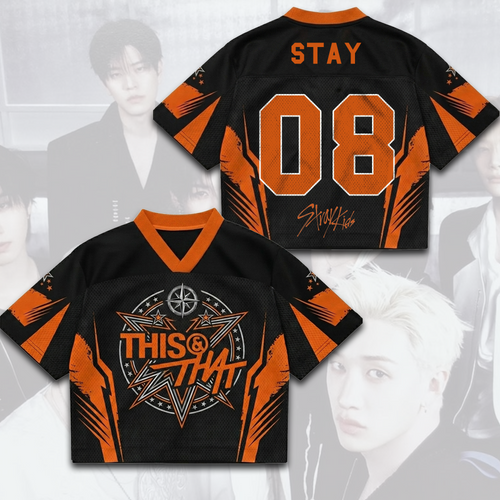 Energetisches Stray Kids This That Album Mixed Mesh Jersey Perfektes Fan-Geschenk