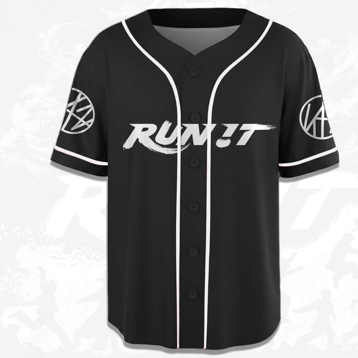 Vintage Stray Kids Run It World Tour Baseball-Trikot Fan-Edition