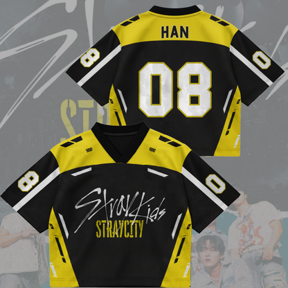 Rebel Stray Kids Stray City Konzert-Tour Mixed Mesh Trikot