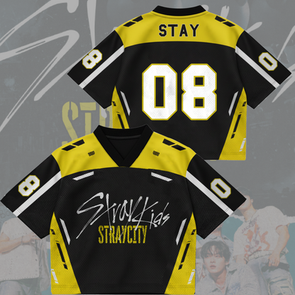 Rebel Stray Kids Stray City Konzert-Tour Mixed Mesh Trikot