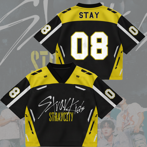 Rebel Stray Kids Stray City Konzert-Tour Mixed Mesh Trikot