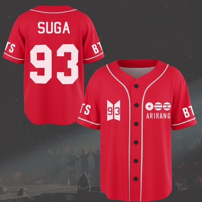 BTS World Tour Arirang Baseball-Trikot