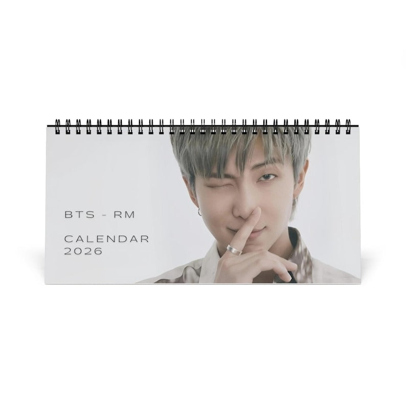 BTS RM 2026 Desktop Calendar