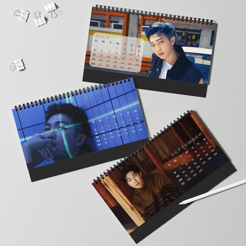 BTS RM 2026 Desktop Calendar