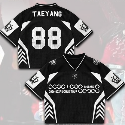 Bigbang King Come Back Cosmos World Tour gemischtes Mesh-Trikot Geschenk für Fans