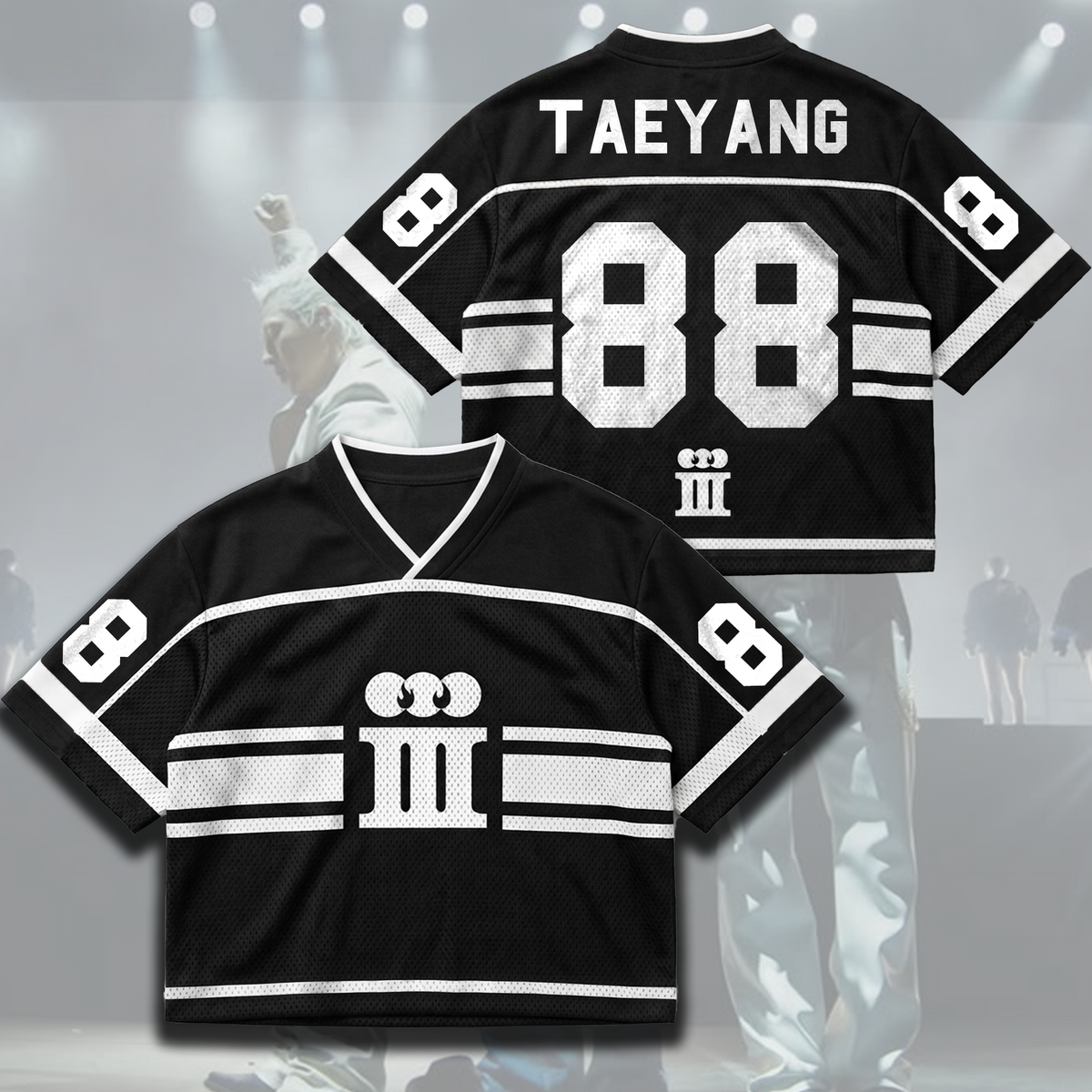 Trendiges BIGBANG BiiiG Cosmos Tour Mixed-Mesh-Trikot, cooles Fan-Geschenk