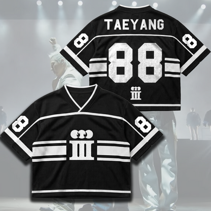 Trendiges BIGBANG BiiiG Cosmos Tour Mixed-Mesh-Trikot, cooles Fan-Geschenk