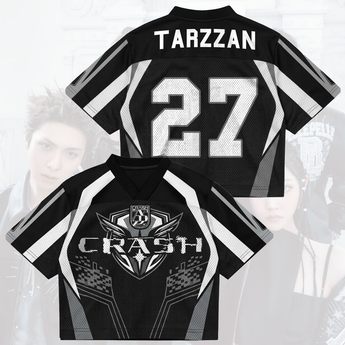 Allday Project Crash Album Mixed Mesh Jersey Geschenk für Fans