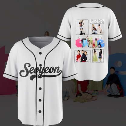Elektrisches Tuide Tune & Play Album Baseballtrikot Geschenk für Fans