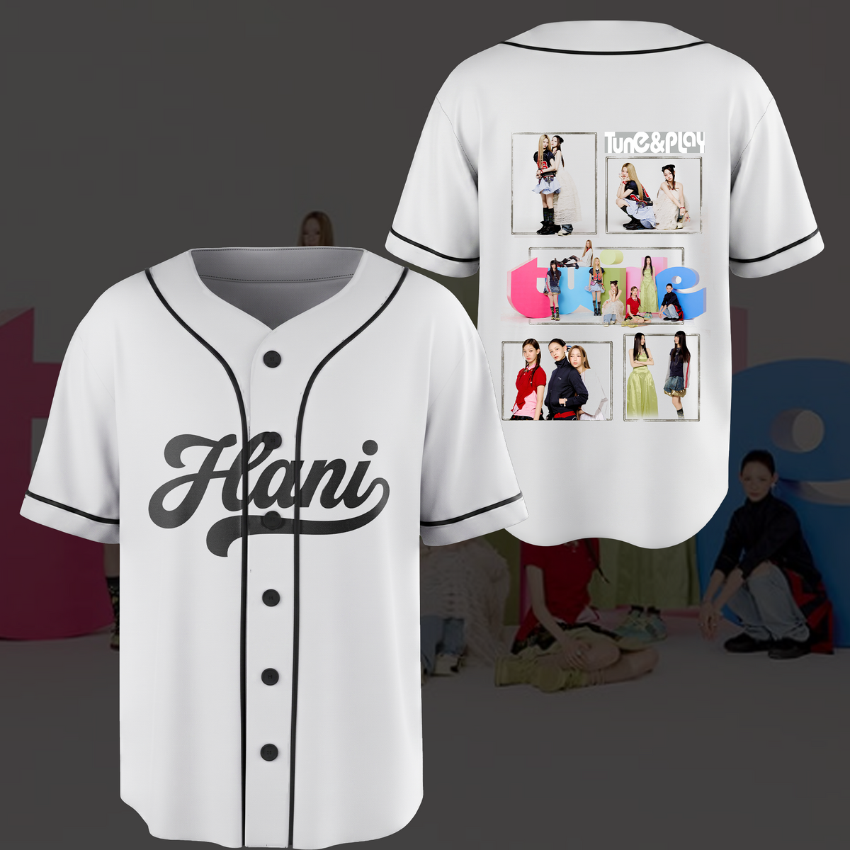 Elektrisches Tuide Tune & Play Album Baseballtrikot Geschenk für Fans