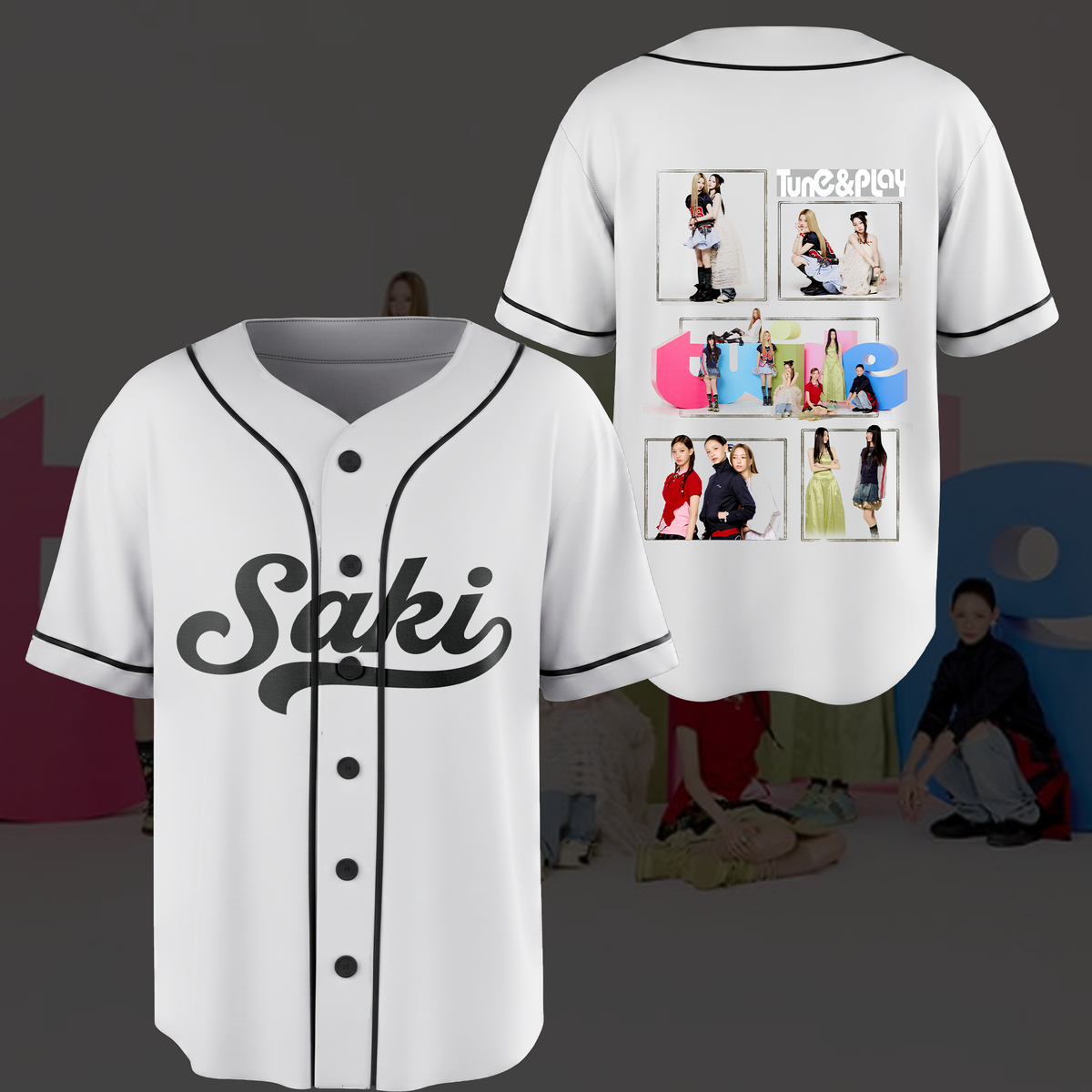 Elektrisches Tuide Tune & Play Album Baseballtrikot Geschenk für Fans