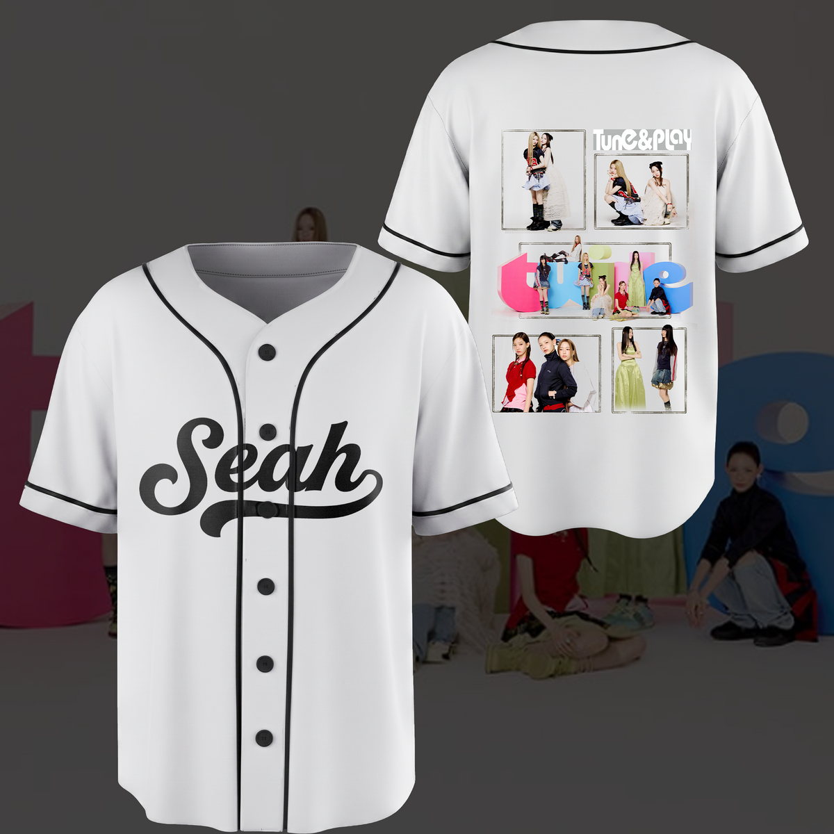 Elektrisches Tuide Tune & Play Album Baseballtrikot Geschenk für Fans