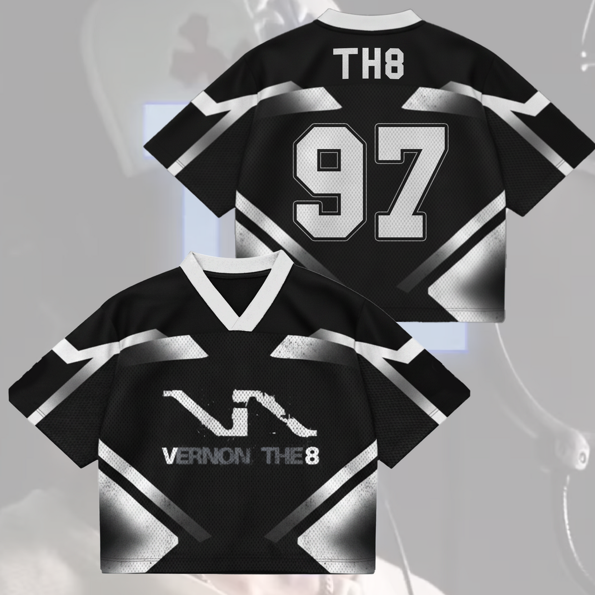 The8 Vernon V8 Erstes Mini-Album Seventeen Mixed Mesh Trikot Geschenk für Fans