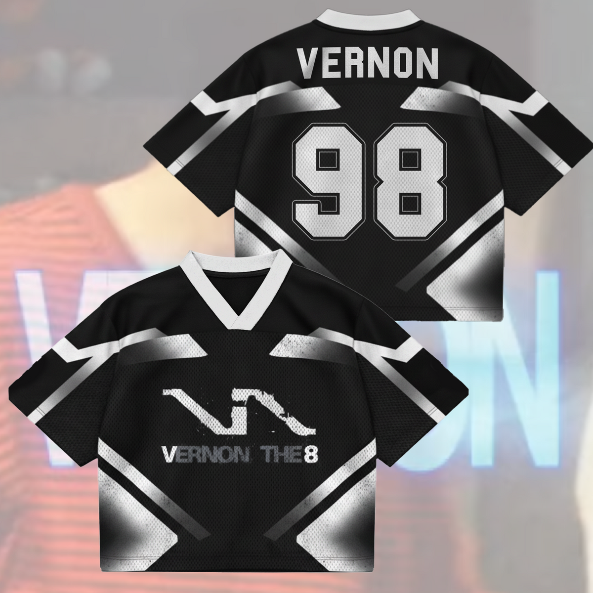 The8 Vernon V8 Erstes Mini-Album Seventeen Mixed Mesh Trikot Geschenk für Fans