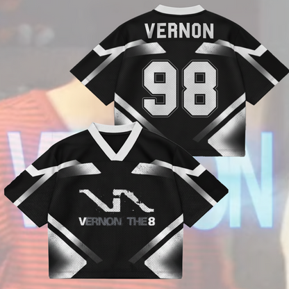 The8 Vernon V8 Erstes Mini-Album Seventeen Mixed Mesh Trikot Geschenk für Fans