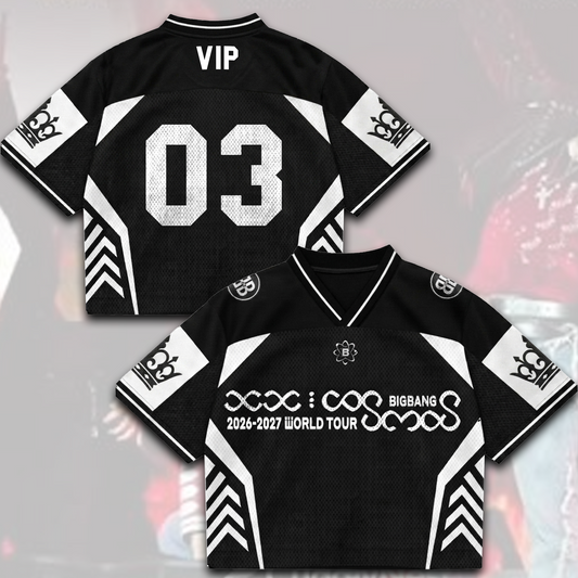 Bigbang King Come Back Cosmos World Tour gemischtes Mesh-Trikot Geschenk für Fans