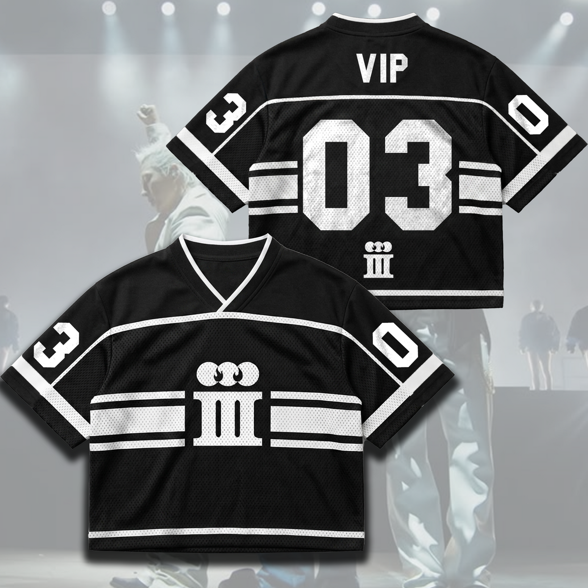 Trendiges BIGBANG BiiiG Cosmos Tour Mixed-Mesh-Trikot, cooles Fan-Geschenk