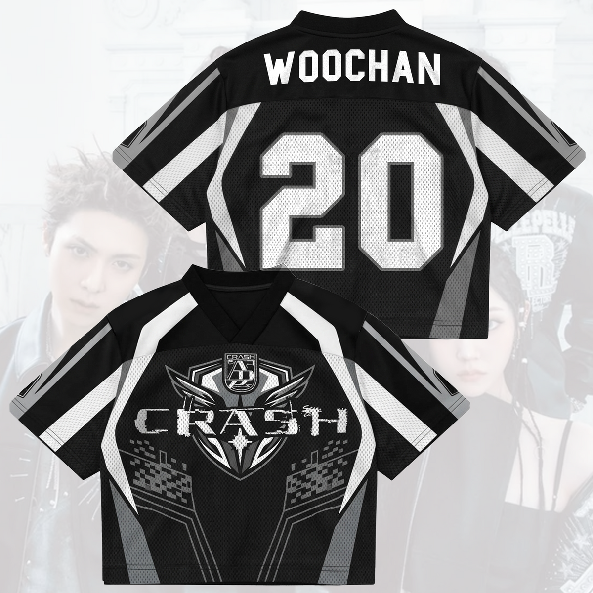 Allday Project Crash Album Mixed Mesh Jersey Geschenk für Fans