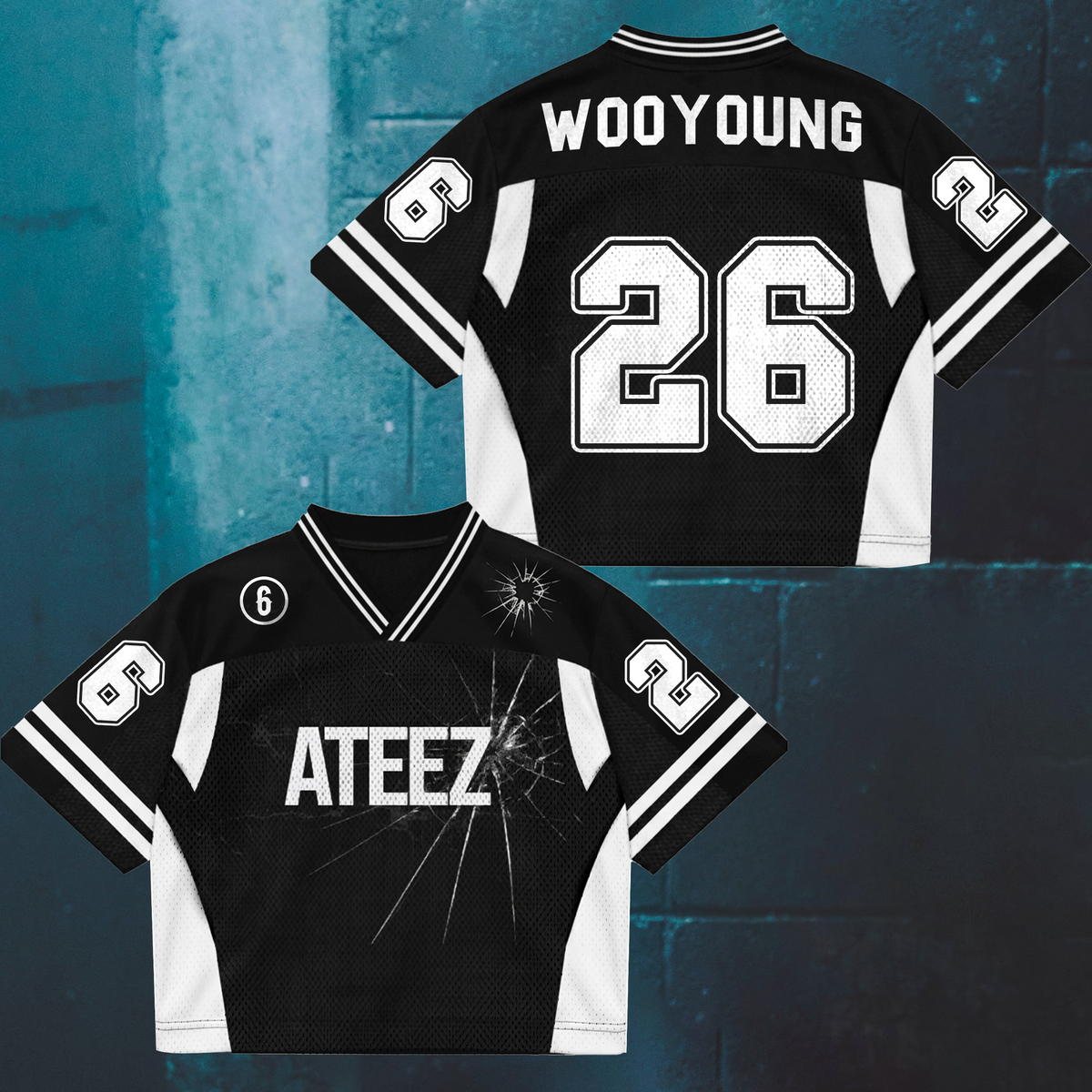 ATEEZ Golden Hour Part 5 Mixed Mesh Jersey Fan Edition (Bad)