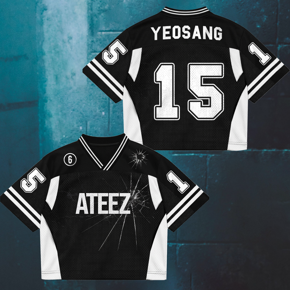 ATEEZ Golden Hour Part 5 Mixed Mesh Jersey Fan Edition (Bad)